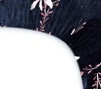 Blue Warm Double Bed Woollen & Velvet Fitted Bedsheet