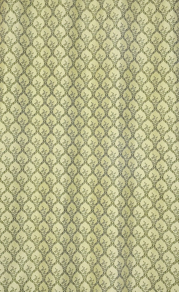 Panipat Textile Hub Polyester Eyelet Green Designer Print curtains Pack of 2 - Window (4x5 Feet)