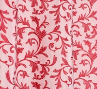 Panipat Textile Hub Polyester Eyelet Maroon Designer Print curtains Pack of 2 - Window (4x5 Feet)