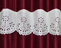 Home Garage Polyester Eyelet Valence Design Maroon Solid Curtains Pack of 2 - Long Door (4x9 Feet)