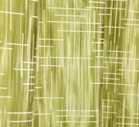 Panipat Textile Hub Polyester Eyelet Green Designer Print curtains Pack of 2 - Window (4x5 Feet)