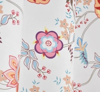 Pink Digital Print Shining Blackout Curtains Pack of 2 - (4 x 5 Feet)