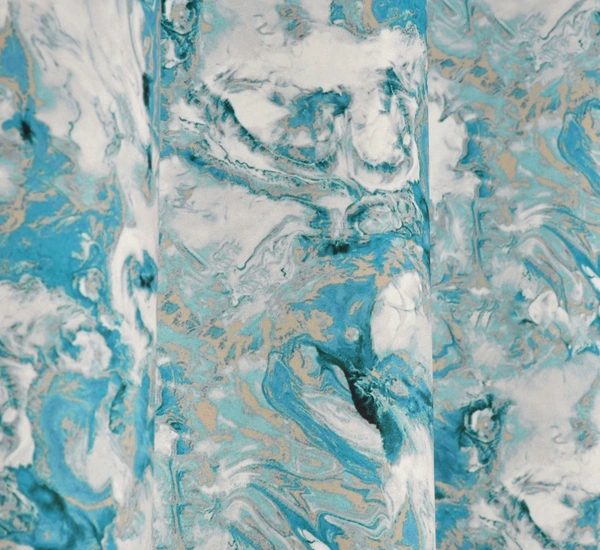 Sky Digital Print Shining Blackout Curtains Pack of 2 - (4 x 5 Feet)