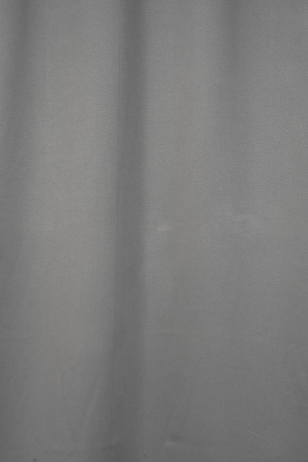 Panipat Textile Hub Polyester Eyelet Grey Designer Solid Blackout curtains Pack of 2 - Window (4x5 Feet)