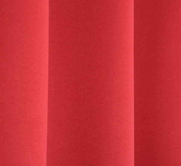 Panipat Textile Hub Polyester Eyelet Maroon Solid Blackout curtains Pack of 2 - Door (4x7 Feet)