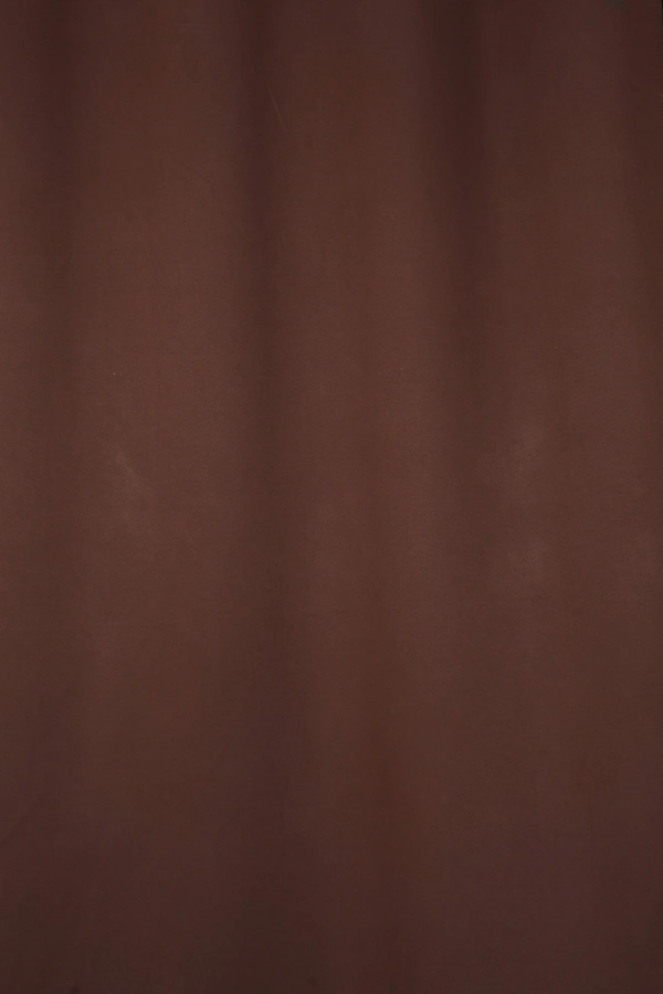 Panipat Textile Hub Polyester Eyelet Brown Solid Blackout curtains Pack of 2 - Door (4x7 Feet)