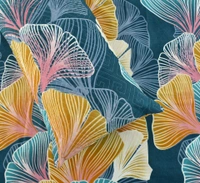 Green King Flat 230 TC Floral Bedsheet (Pack of 1, Green (1 Bedsheet + 2 Pillow Covers + 2 Cushion Cover with filler)