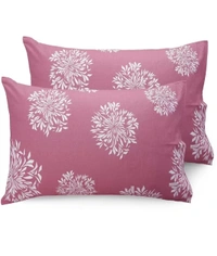 Panipat textile Hub 180 TC Microfiber Super Soft Fitted (Elastic) Double Bedsheet with 2 Pillow cover - Double