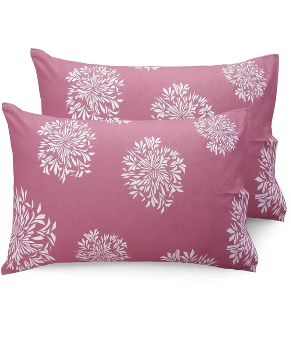 Panipat textile Hub 180 TC Microfiber Super Soft Fitted (Elastic) Double Bedsheet with 2 Pillow cover - Double