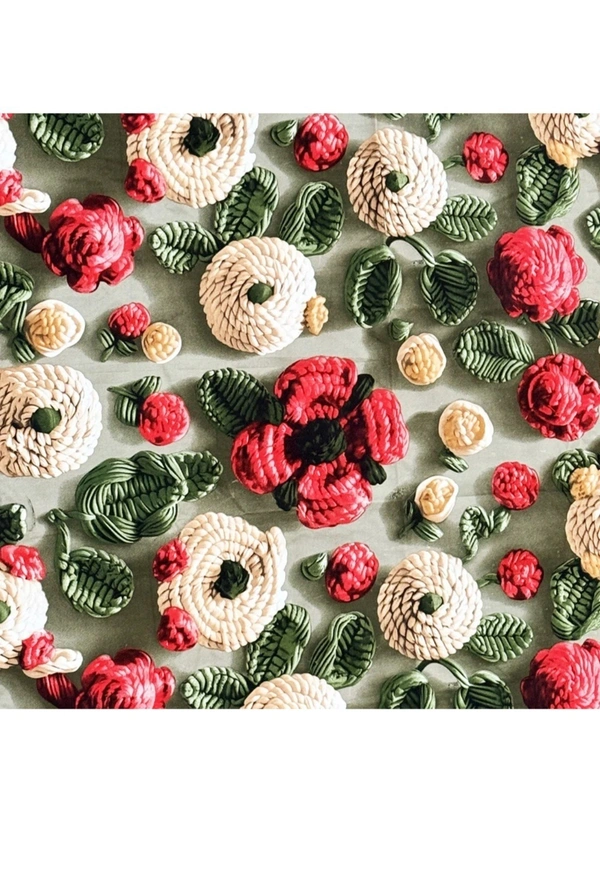 Green 7D Cotton Feel Super Soft Fabric King Size bedsheet 7D Print Bedsheet for Double Bed with 2 Pillow Covers.