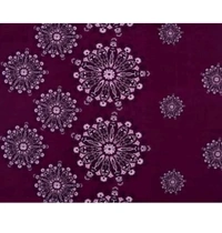 Panipat textile Hub 180 TC Microfiber Super Soft Fitted (Elastic) Double Bedsheet with 2 Pillow cover - Wine