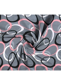 Panipat textile Hub 180 TC Microfiber Super Soft Fitted (Elastic) Double Bedsheet with 2 Pillow cover - Grey