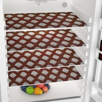 Fabolic  3 Fridge Mat Maroon Damash Print