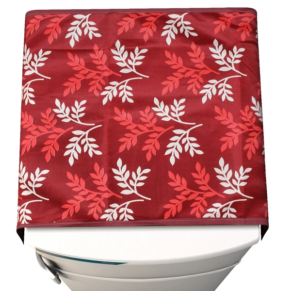 Fabolic Refrigerator Top Cover Maroon Pack of 1