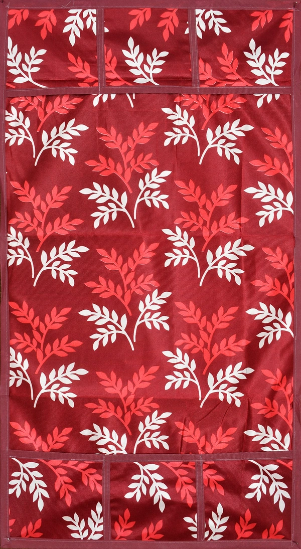 Fabolic Refrigerator Top Cover Maroon Pack of 1