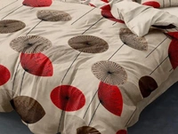 Home Garage 140 TC Microfiber 3D Printed Super Soft Flat Double Bedsheet  With 2 pillow cover - Double Bedsheet