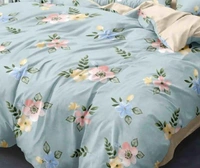 Home Garage 140 TC Microfiber 3D Printed Super Soft Flat Double Bedsheet  With 2 pillow cover - Double Bedsheet