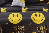 Home Garage 140 TC Microfiber 3D Printed Super Soft Flat Double Bedsheet  With 2 pillow cover - Double Bedsheet