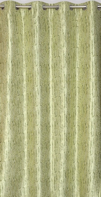 Home Garage  Polyester Eyelet Green Designer Print curtains Pack of 2 - Window (4x5 Feet)