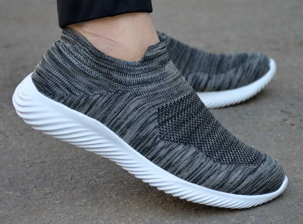 Loof Klapper Sports Shoes | Running Shoes For Men (Grey) - 10 NM