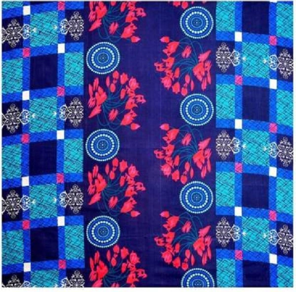 Painpat Textile Hub 140 TC Microfiber Double Floral Flat Bedsheet with 2 pillow cover - Double Bedsheet