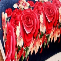 Painpat Textile Hub 140 TC Microfiber Double Floral Flat Bedsheet  with 2 pillow cover - Double Bedsheet