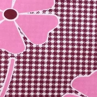 Painpat Textile Hub 140 TC Microfiber Pink Double  Flat Bedsheet  with 2 pillow cover - Double Bedsheet