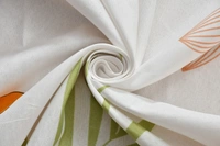 Panipat Textile Hub 140 TC Microfiber 3D Lion Printed Flat Double Bedsheet  With 2 pillow cover - Double Bedsheet