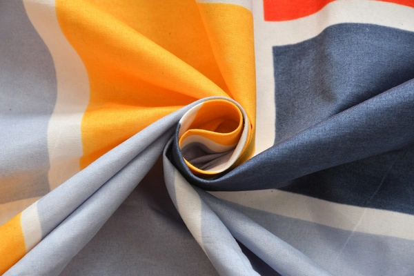 Panipat Textile Hub 140 TC Microfiber 3D Multi Box Printed Flat Double Bedsheet  With 2 pillow cover - Single Bedsheet