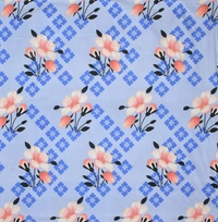 Panipat Textile Hub 140 TC Microfiber 3D Printed Flat Double Bedsheet  With 2 pillow cover - Double Bedsheet