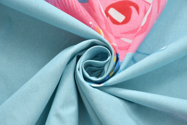 Panipat Textile Hub 140 TC Microfiber 3D Printed Flat Double Bedsheet  With 2 pillow cover - Single Bedsheet