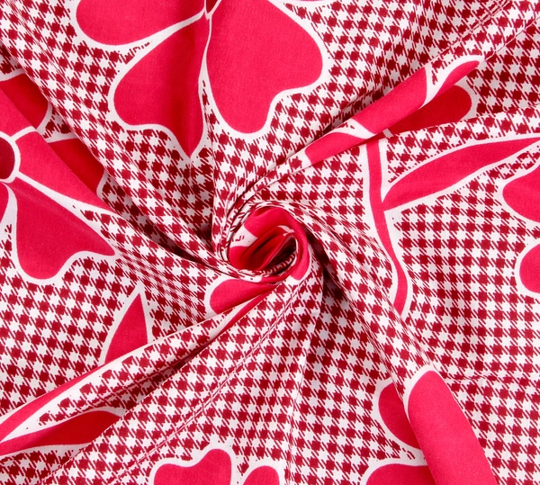 Panipat Textile Hub 140 TC Microfiber 3D Printed Flat Double Bedsheet  With 2 pillow cover - Double Bedsheet