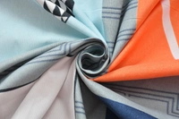 Panipat Textile Hub 140 TC Microfiber 3D Printed Flat Double Bedsheet  With 2 pillow cover - Double Bedsheet