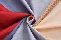 Panipat Textile Hub 140 TC Microfiber 3D Printed Flat Double Bedsheet  With 2 pillow cover - Single Bedsheet