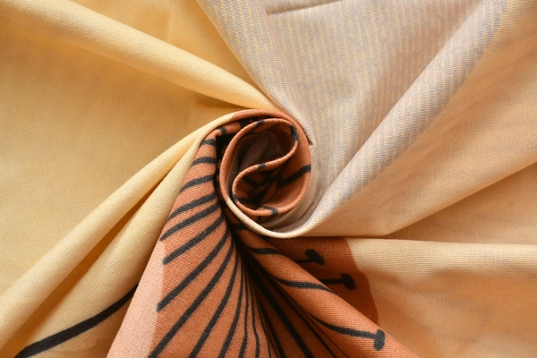 Panipat Textile Hub 140 TC Microfiber 3D Printed Flat Double Bedsheet  With 2 pillow cover - Single Bedsheet