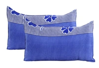 Panipat Textile Hub 140 TC Microfiber 3D Printed Flat Double Bedsheet  With 2 pillow cover - Double Bedsheet