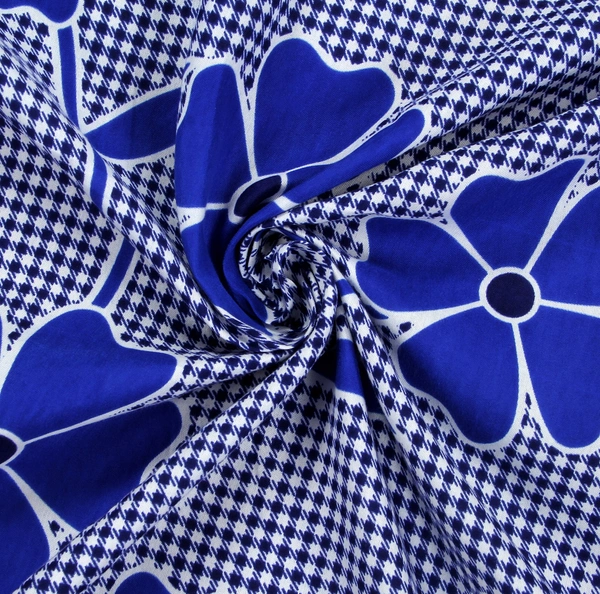 Panipat Textile Hub 140 TC Microfiber 3D Printed Flat Double Bedsheet  With 2 pillow cover - Double Bedsheet