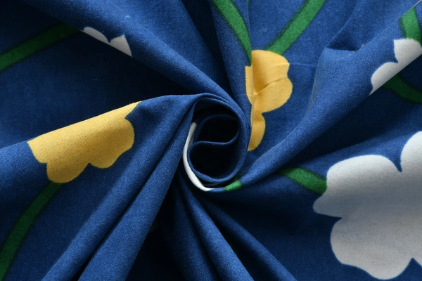 Panipat Textile Hub 140 TC Microfiber 3D Printed Flat Double Bedsheet  With 2 pillow cover - Double Bedsheet