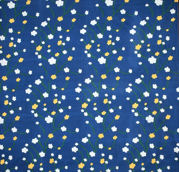 Panipat Textile Hub 140 TC Microfiber 3D Printed Flat Double Bedsheet  With 2 pillow cover - Single Bedsheet