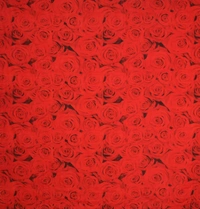 Panipat Textile Hub 140 TC Microfiber 3D Rose Printed Flat Double Bedsheet  With 2 pillow cover - Double Bedsheet