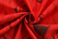 Panipat Textile Hub 140 TC Microfiber 3D Rose Printed Flat Double Bedsheet  With 2 pillow cover - Double Bedsheet