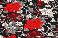 Panipat Textile Hub 140 TC Microfiber Double Floral Flat Bedsheet  (Pack of 1) - Double Bedsheet