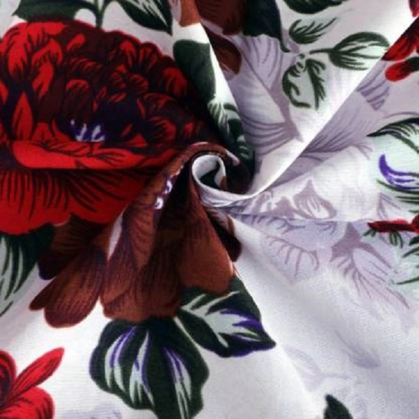 Panipat Textile Hub 140 TC Microfiber Double Floral Flat Bedsheet  (Pack of 1) - Double Bedsheet