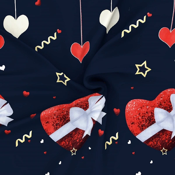 Panipat Textile Hub 140 TC Microfiber Double Floral Flat Bedsheet  (Pack of 1) - Double Bedsheet