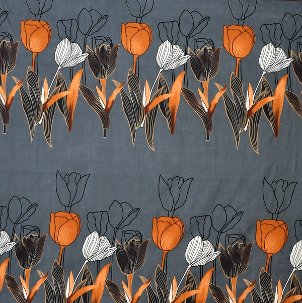 Panipat textile Hub 180 TC Microfiber Super Soft Fitted (Elastic) Double Bedsheet with 2 Pillow cover