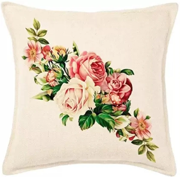 Panipat Textile Hub 3D digital printed Cushion Cover Pack of 5 ( 16 inch x 16 Inch)