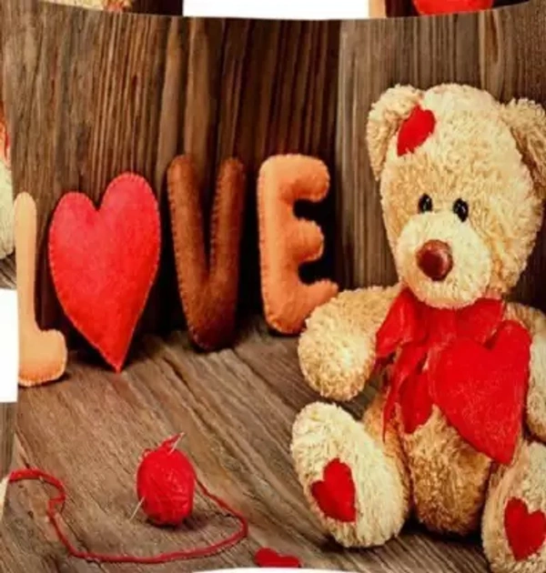 Panipat Textile Hub 3D digital printed Cushion Cover Pack of 5 ( 16 inch x 16 Inch)