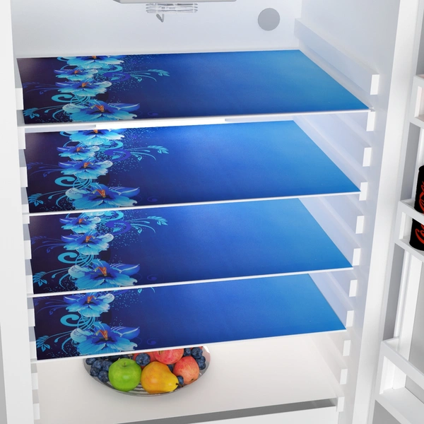 Panipat Textile Hub  4 Fridge Mat Blue Print