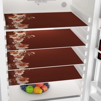 Panipat Textile Hub  4 Fridge Mat Brown Print