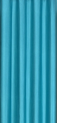 Panipat Textile Hub Polyester Eyelet Aqua Solid Plain Design curtains Pack of 2 - Window (4x5 Feet)